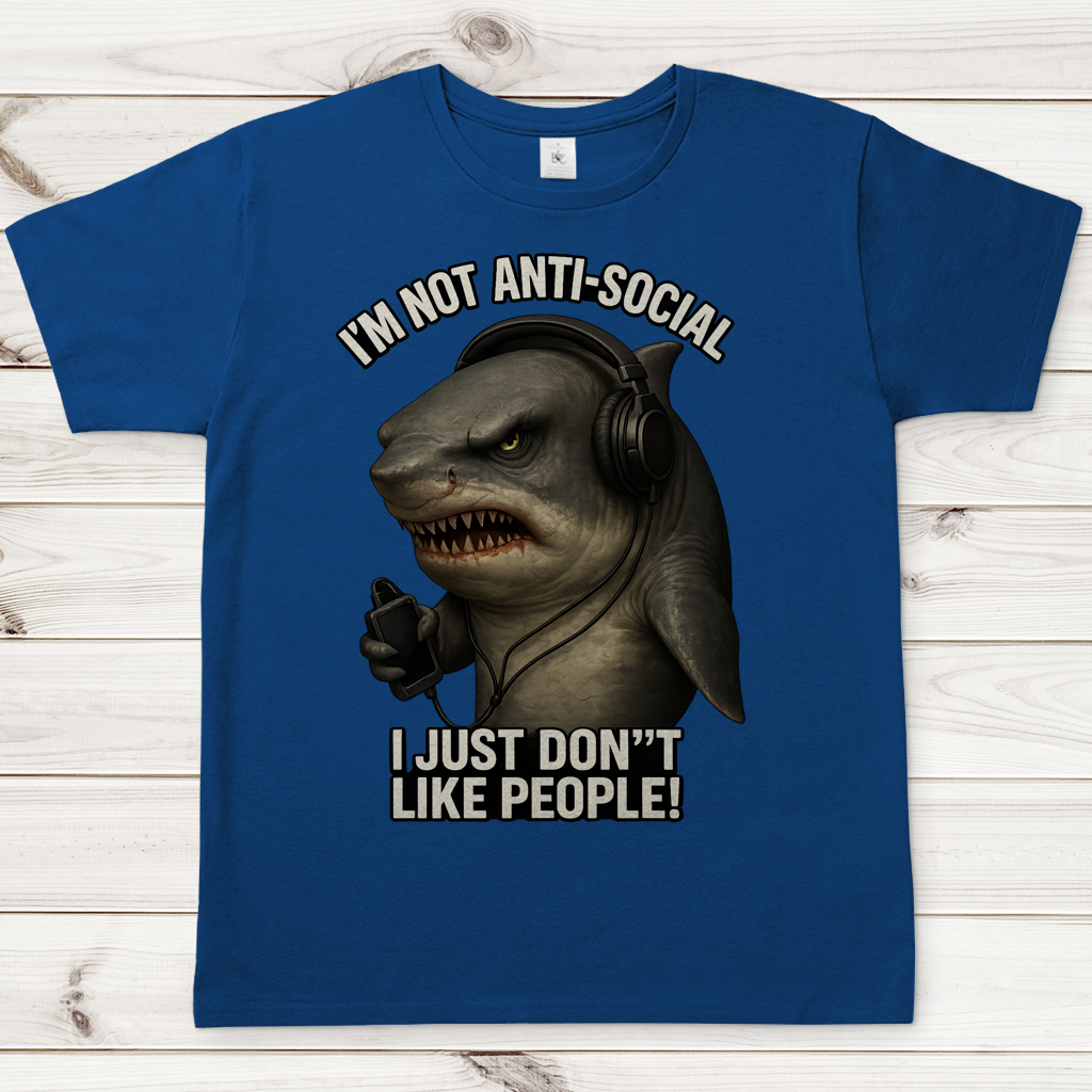 Herren T-Shirt Hate People Hai