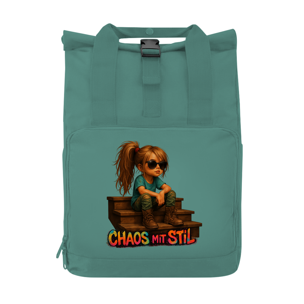 Rucksack mit Seitentasche Chaos mit Stil Girl