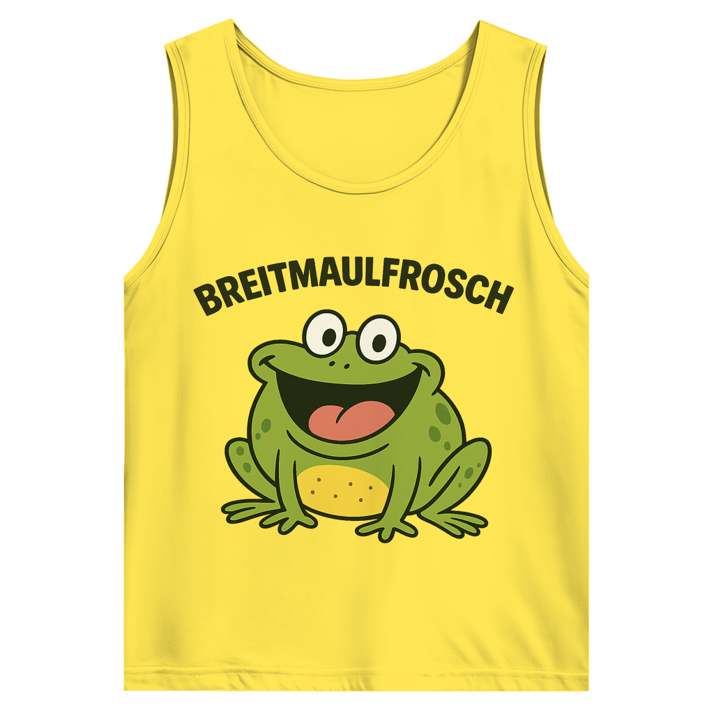 Herren Basic Tank Top Breitmaulfrosch Mann