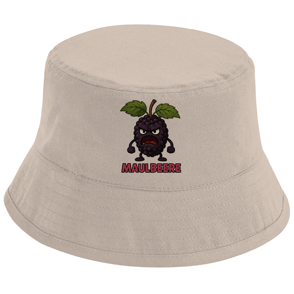 Bucket Hat Maulbeere ohne Bart