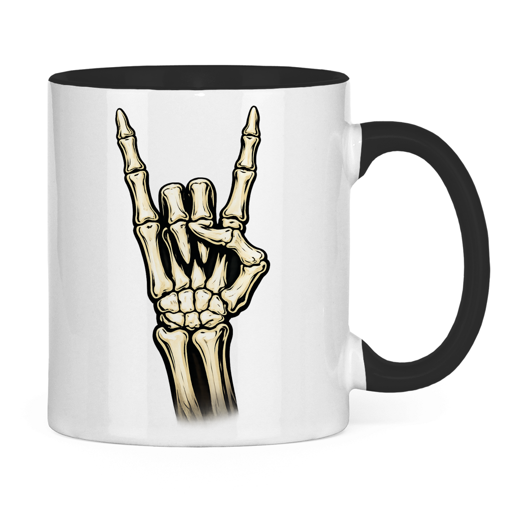 Tasse zweifarbig Rockhand