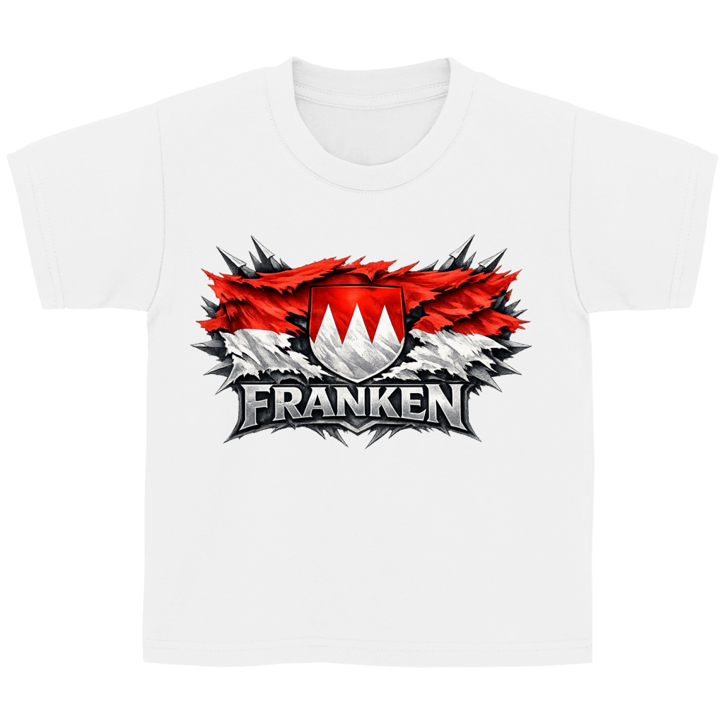 Kinder Basic T-Shirt Franken Fahne