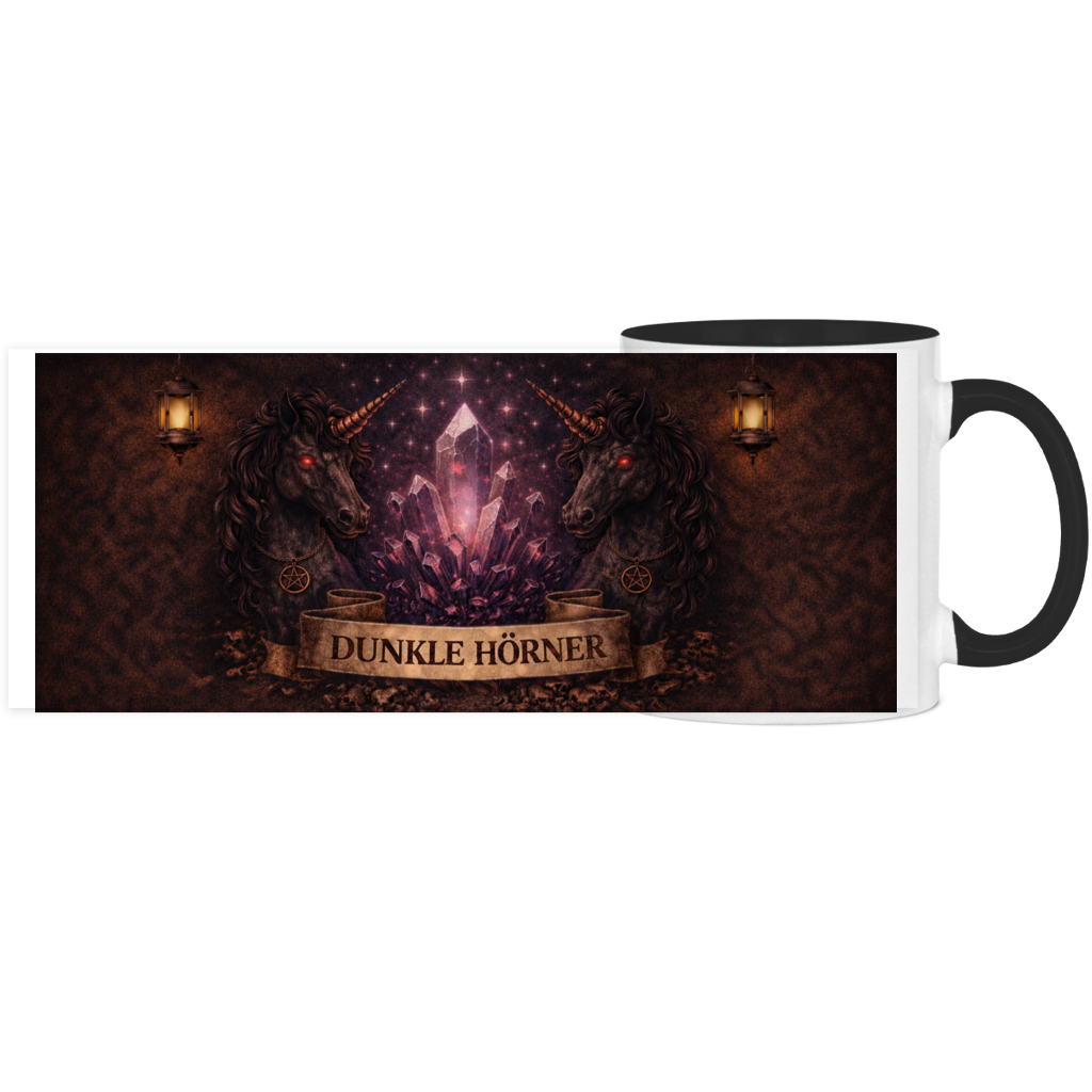 Panorama Tasse zweifarbig Einhorn Panorama