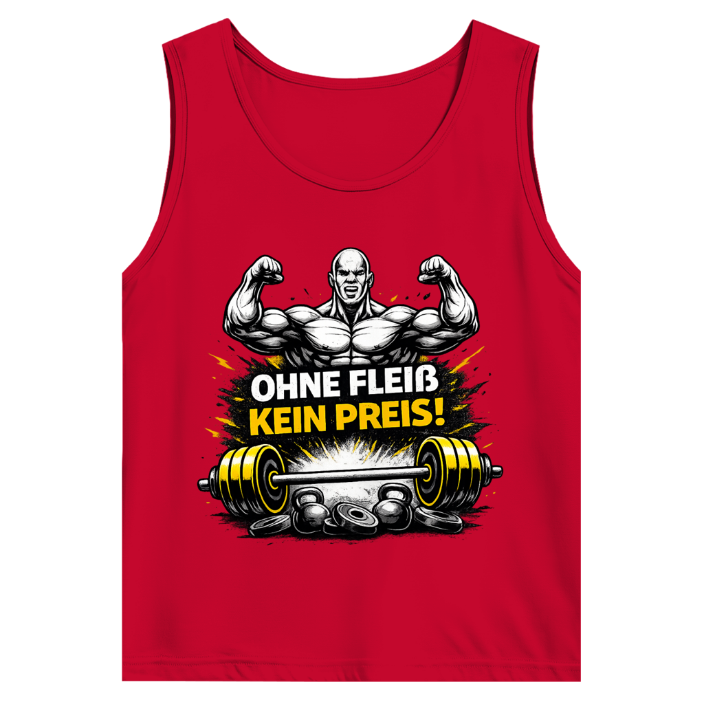 Herren Basic Tank Top Kein Fleiß, kein Preis