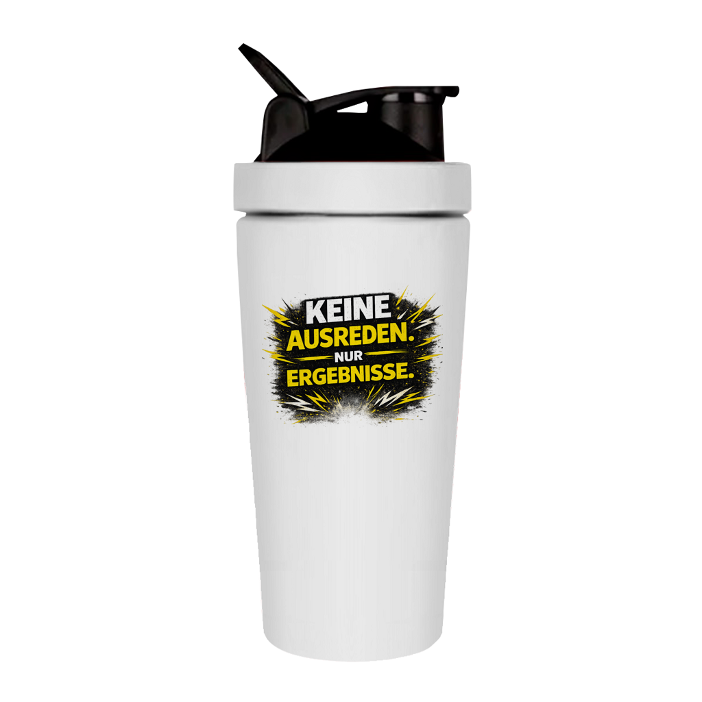 Fitness Shaker Keine Ausreden, nur Ergebnisse