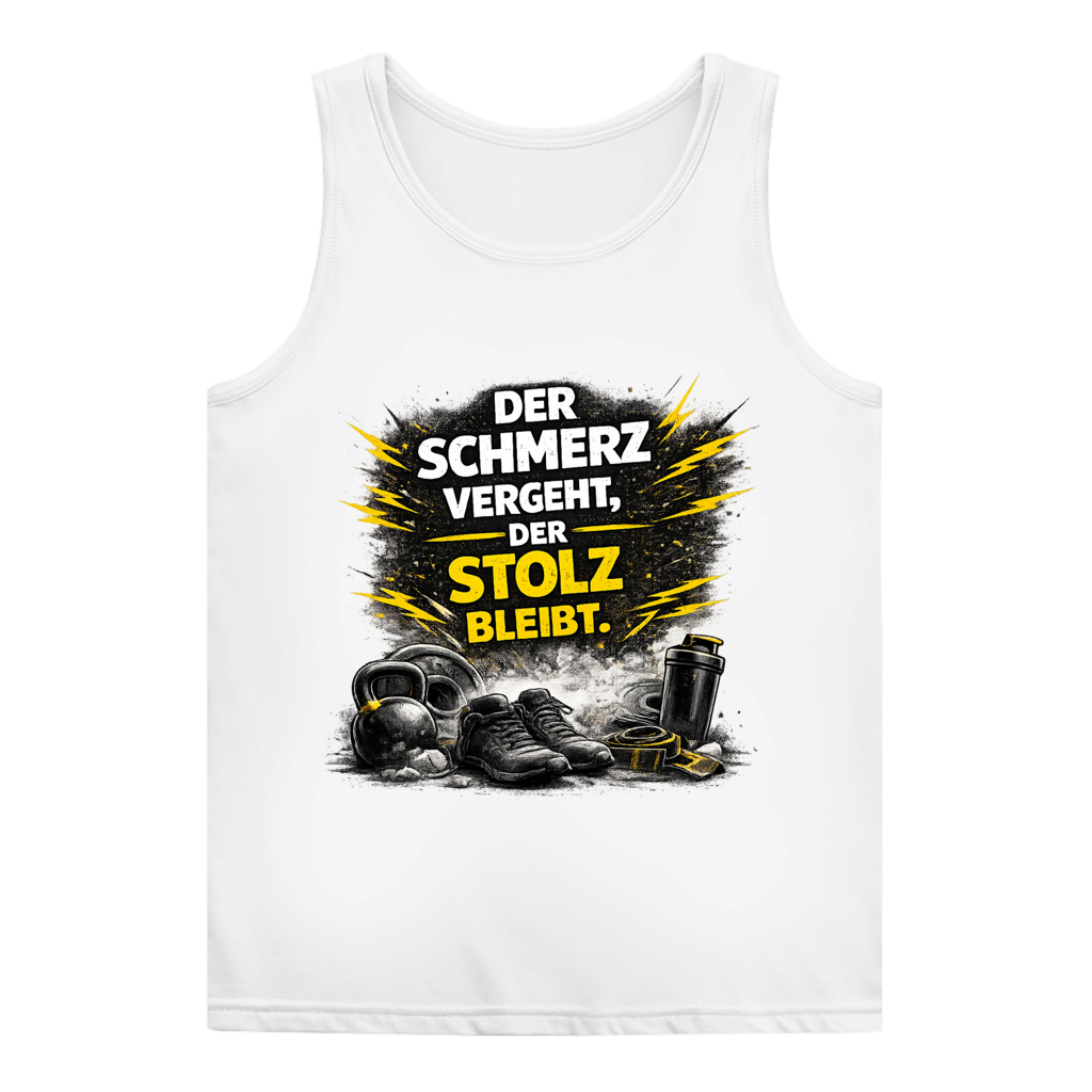 Damen Basic Tank Top Der Schmerz vergeht, der Stolz bleibt