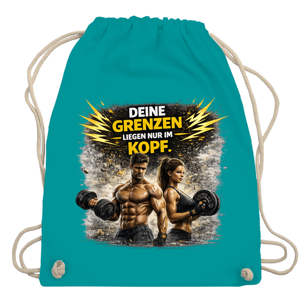 Turnbeutel Grenze im Kopf Fitness