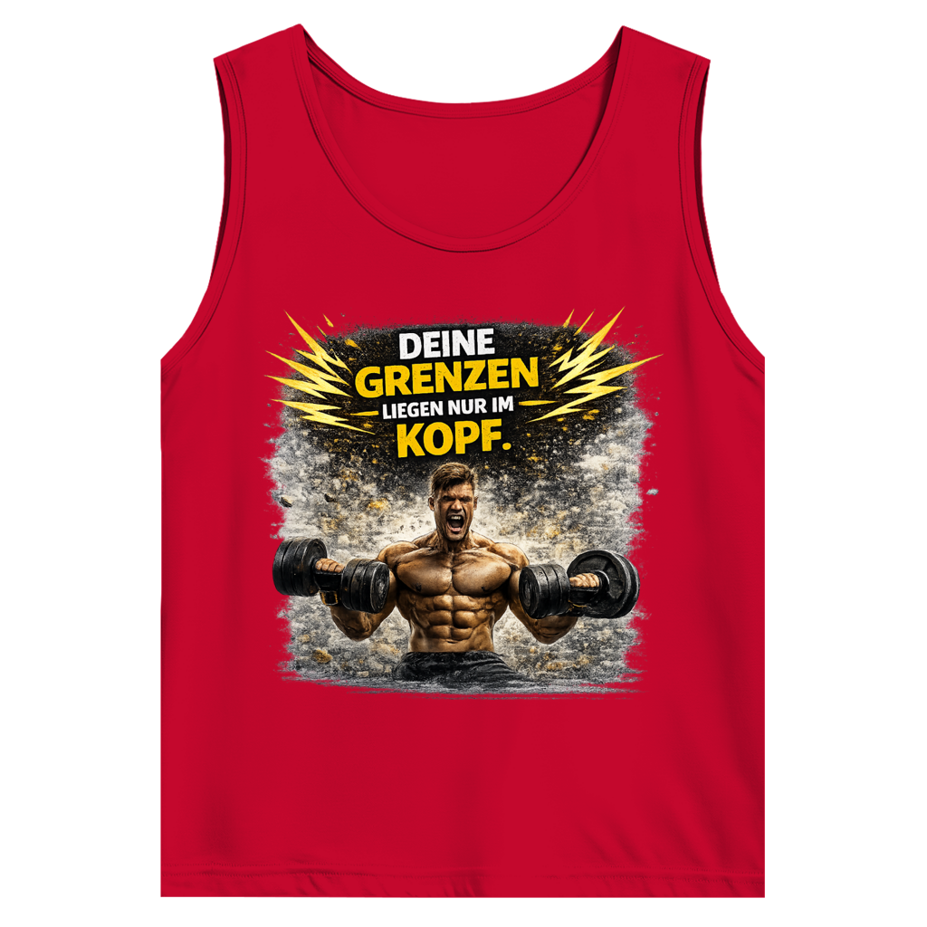 Herren Basic Tank Top Dein Körper kann mehr erreichen