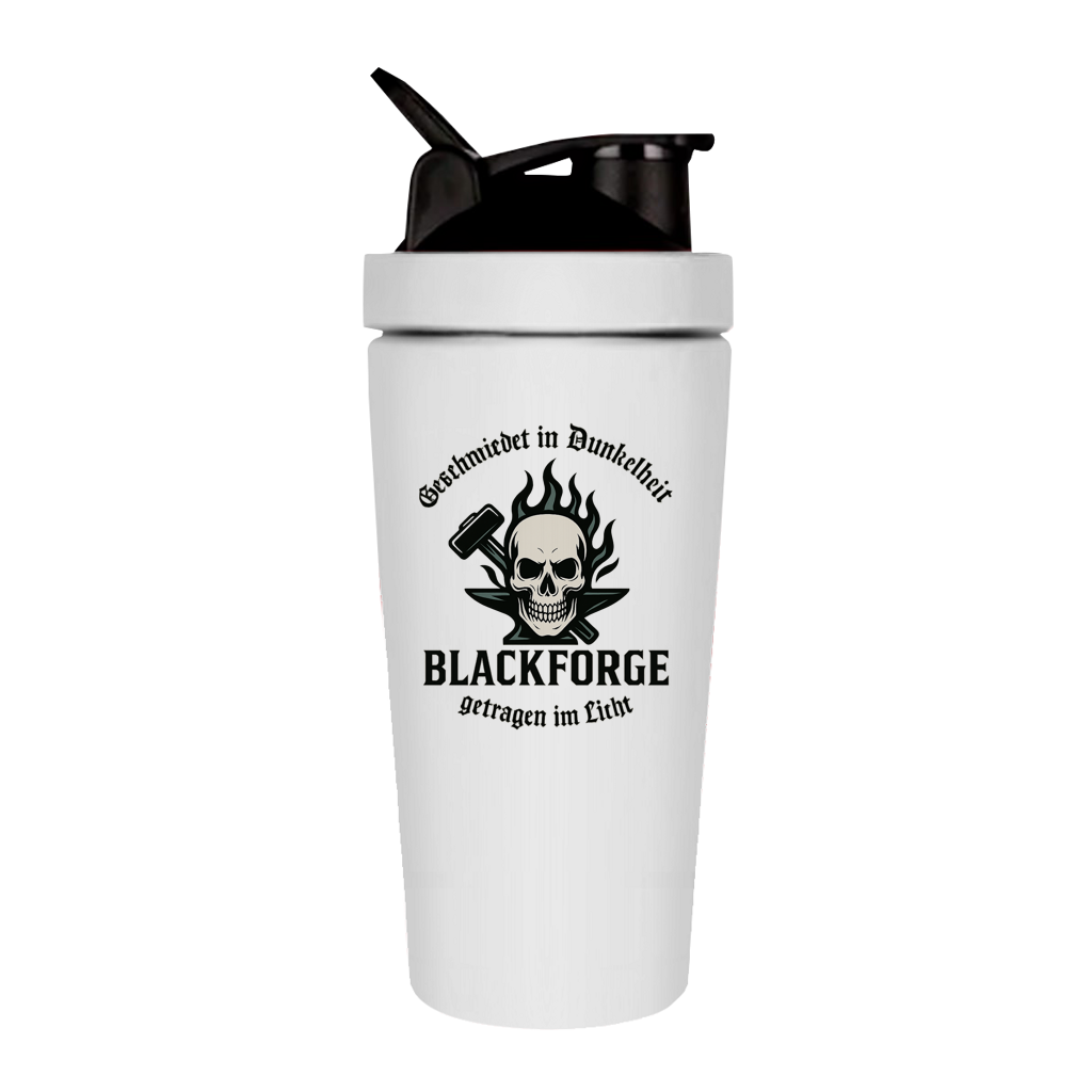 Fitness Shaker Logo Slogan Kreis Alt transparent