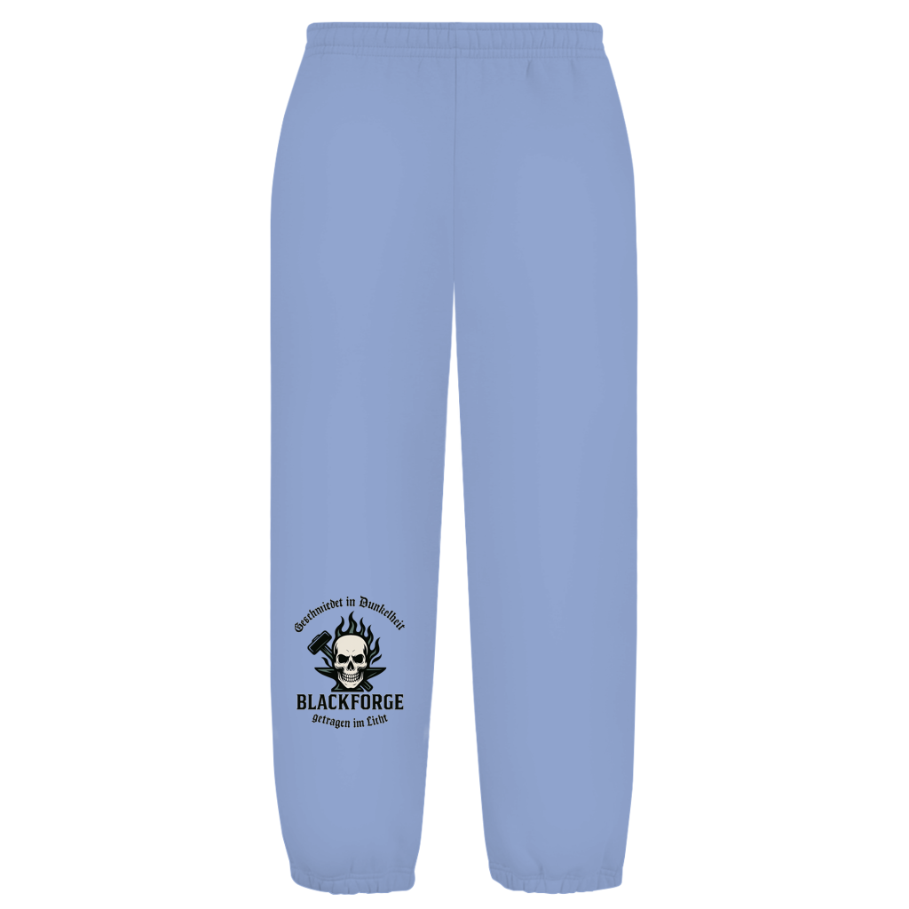 Oversized Fluffy Sweatpants Logo Slogan Kreis Alt