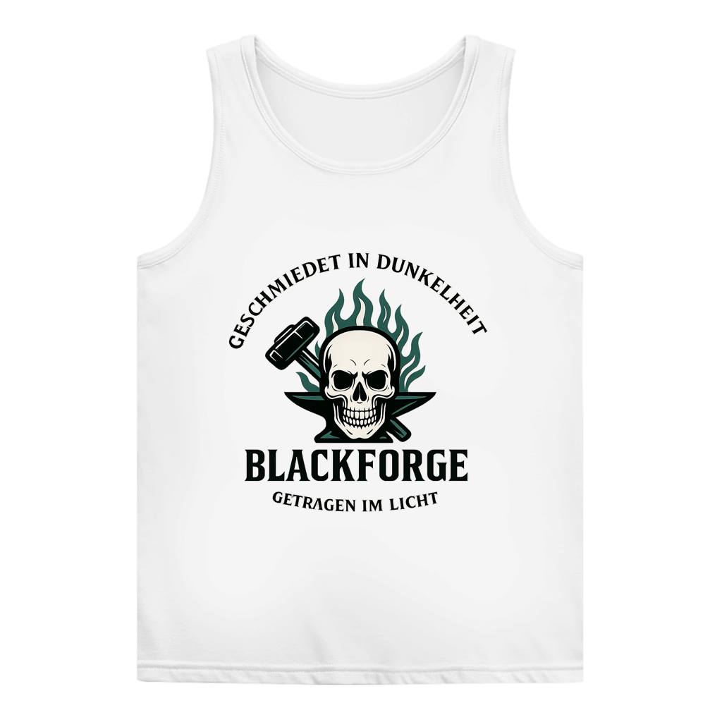 Damen Basic Tank Top Logo Slogan transparent
