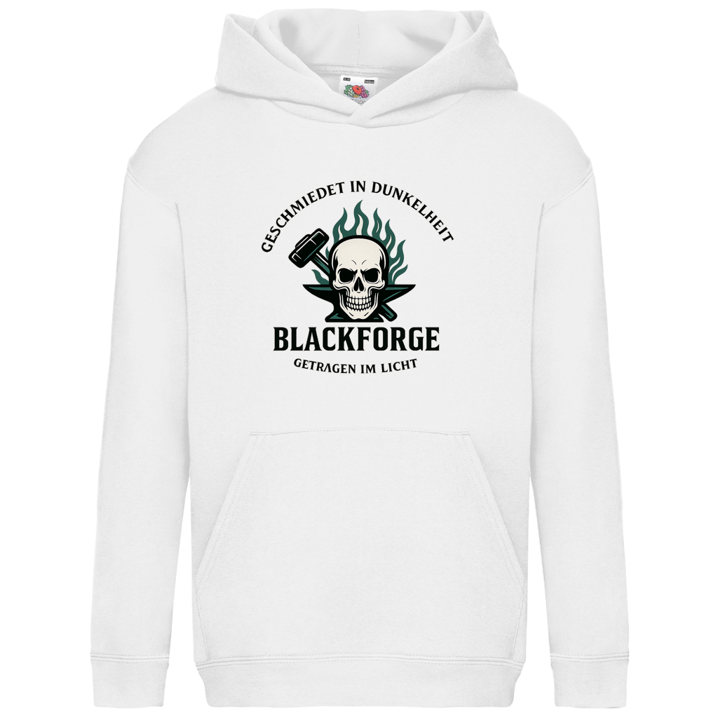Kids Basic Hoodie Logo Slogan transparent