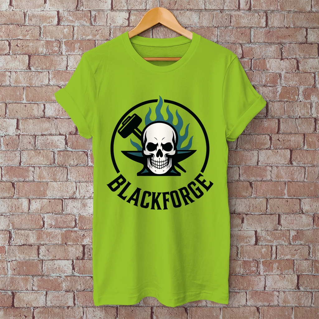 Herren T-Shirt Logo Rund transparent
