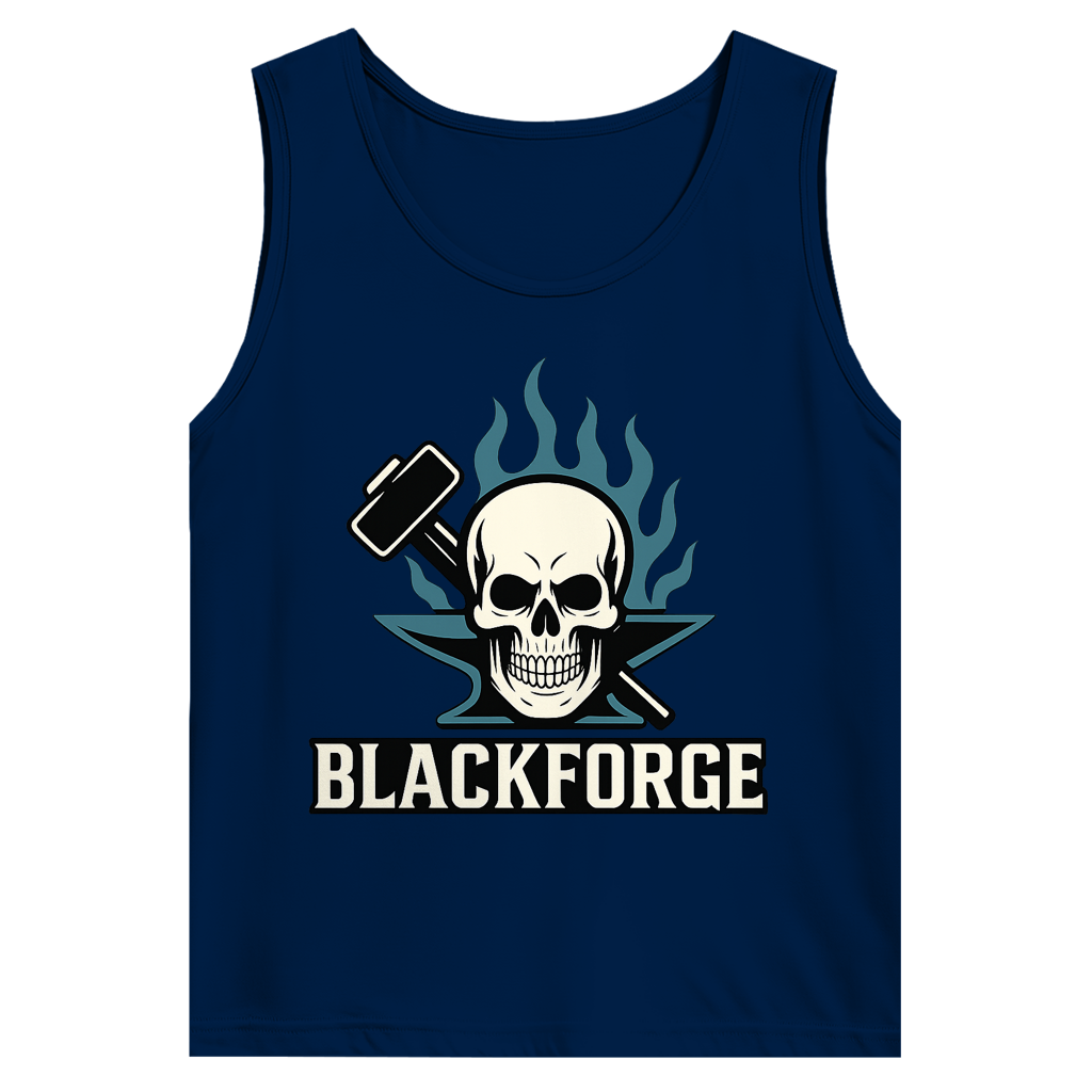 Herren Basic Tank Top Logo Invertiertes transparent