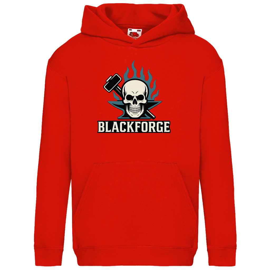 Kids Basic Hoodie Logo Invertiertes transparent