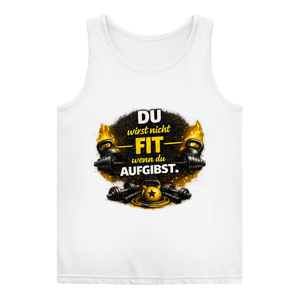 Damen Basic Tank Top Fitness und Motivation durch Stärke