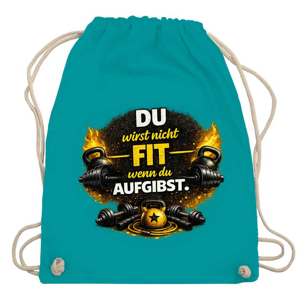 Turnbeutel Fitness und Motivation durch Stärke