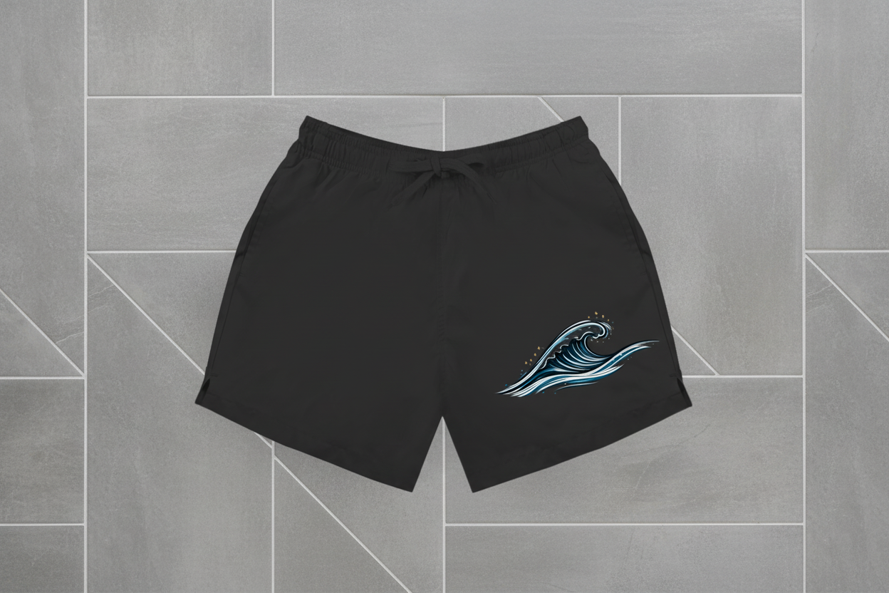 Badehose Welle groß