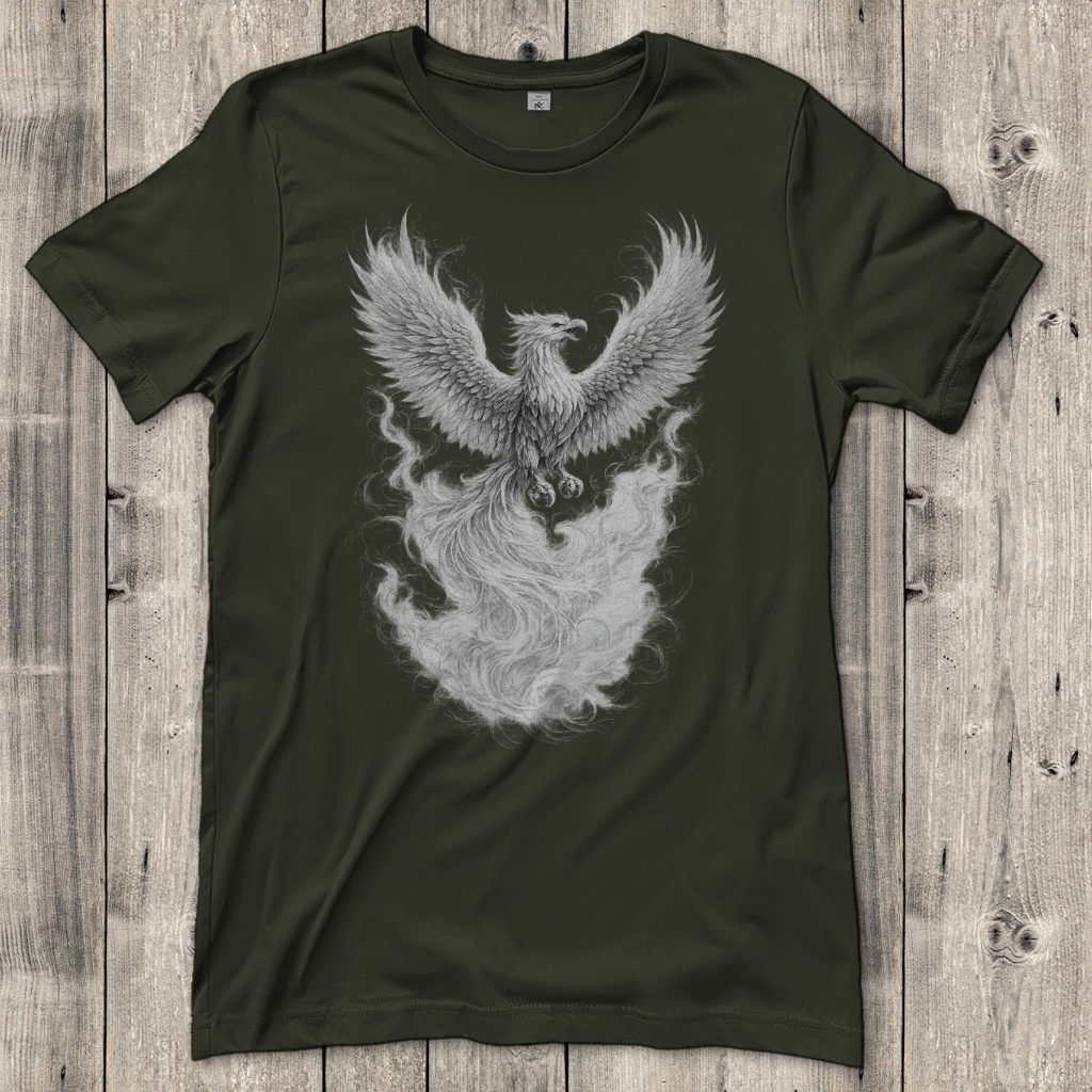 Damen T-Shirt Feuererwachen des Phönix