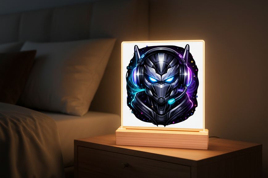 Beleuchteter Bilderrahmen Quadrat Forge Guardian