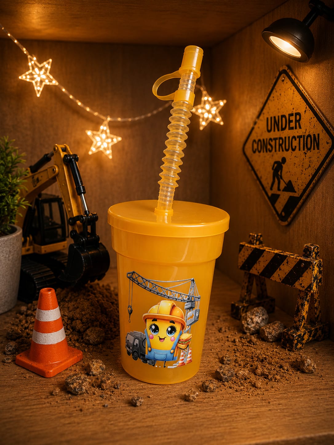 🏗️ Baustellen Trinkbecher „Little Crane“ 🚧