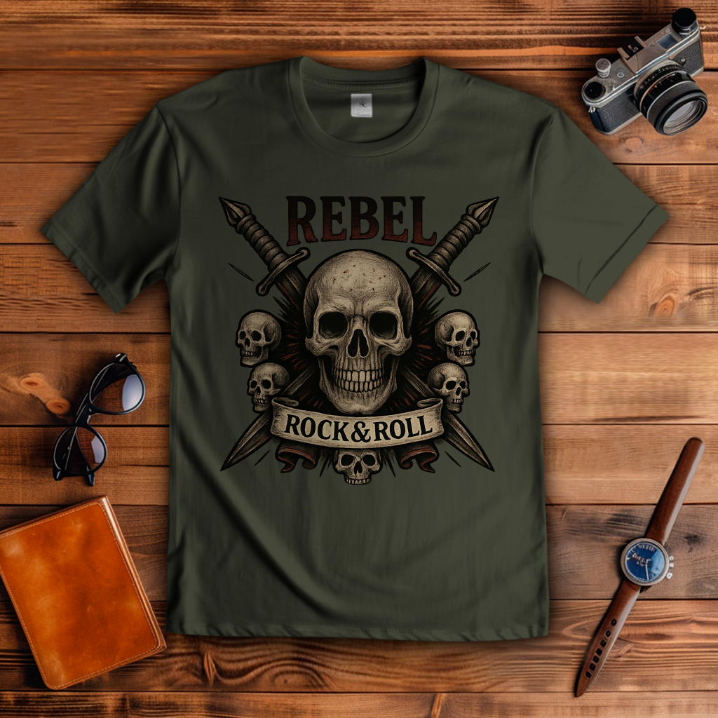 Herren T-Shirt REBEL Rock&Roll