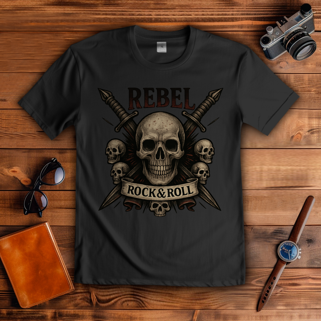 Herren T-Shirt REBEL Rock&Roll