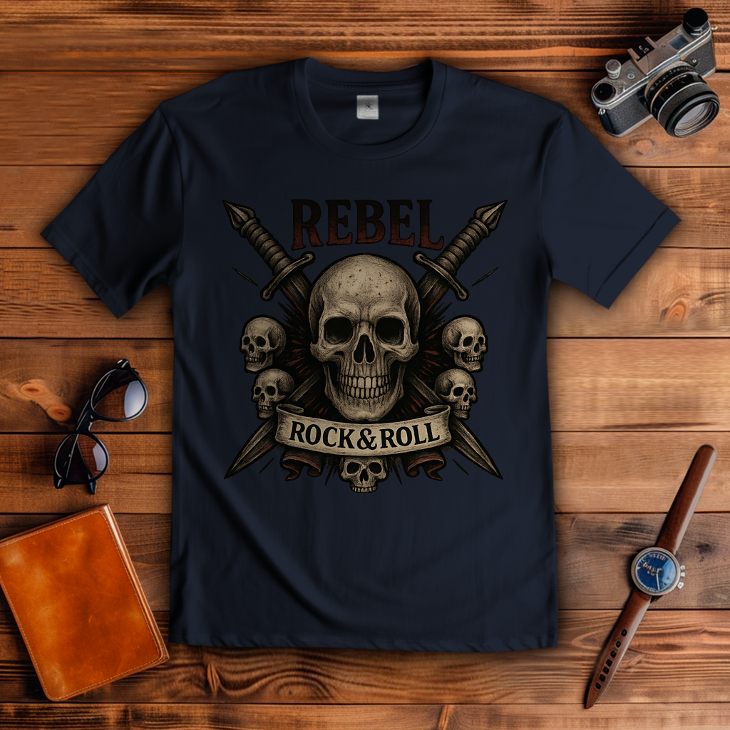 Herren T-Shirt REBEL Rock&Roll