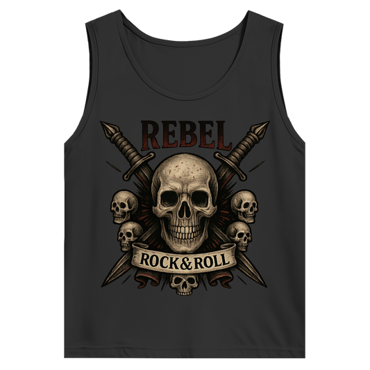 Herren Basic Tank Top REBEL Rock&Roll