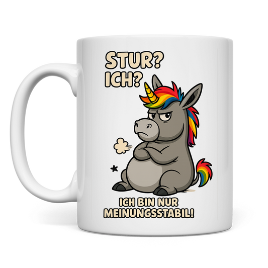 Tasse Einhorn Moppelig Meinungsstabil