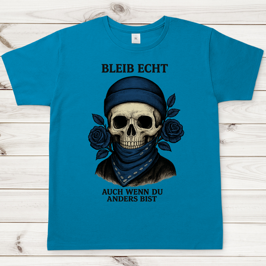 Herren T-Shirt Skelett Teenager auch wenn du anders bist