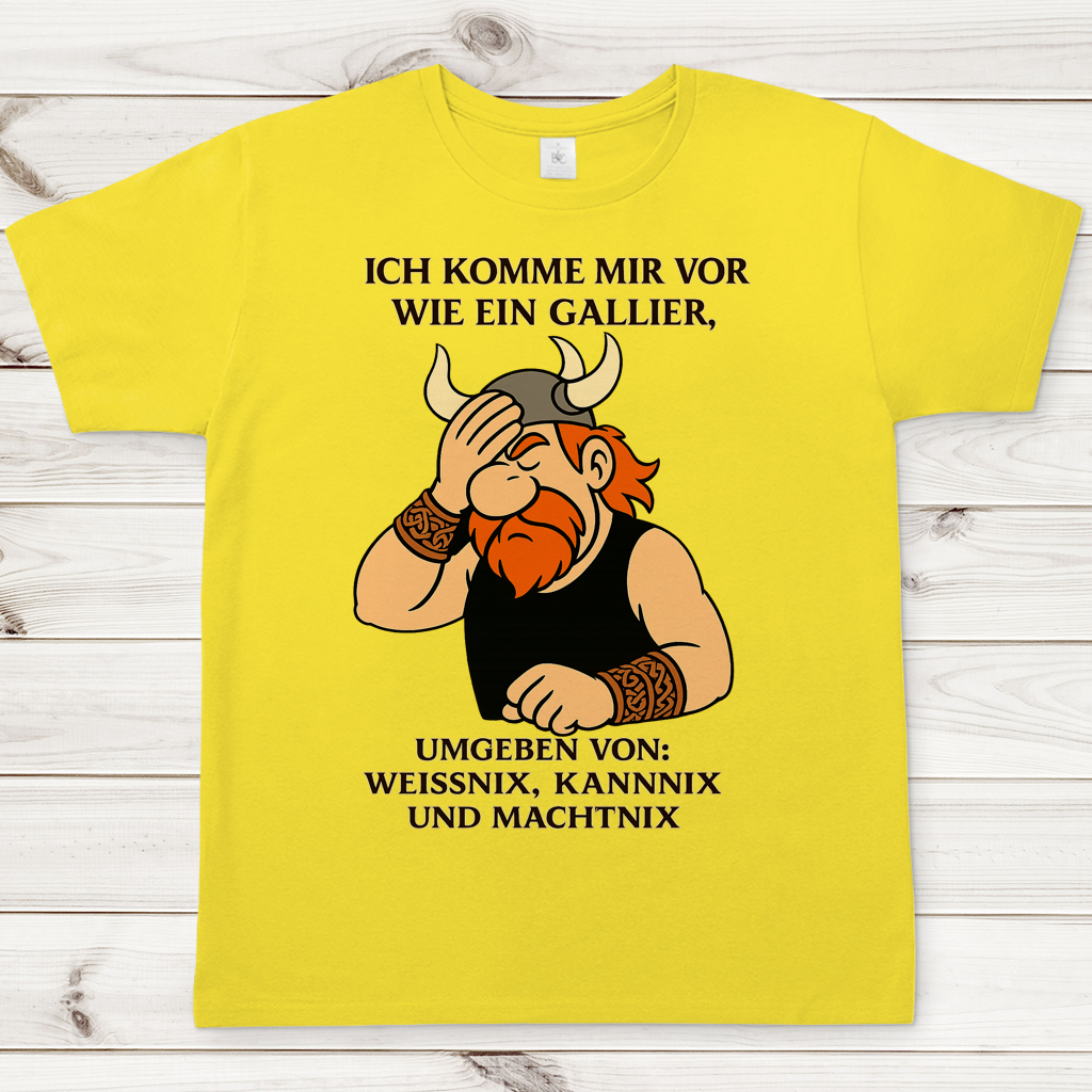 Herren T-Shirt Ich komme mir vor wie ein Gallier Comic