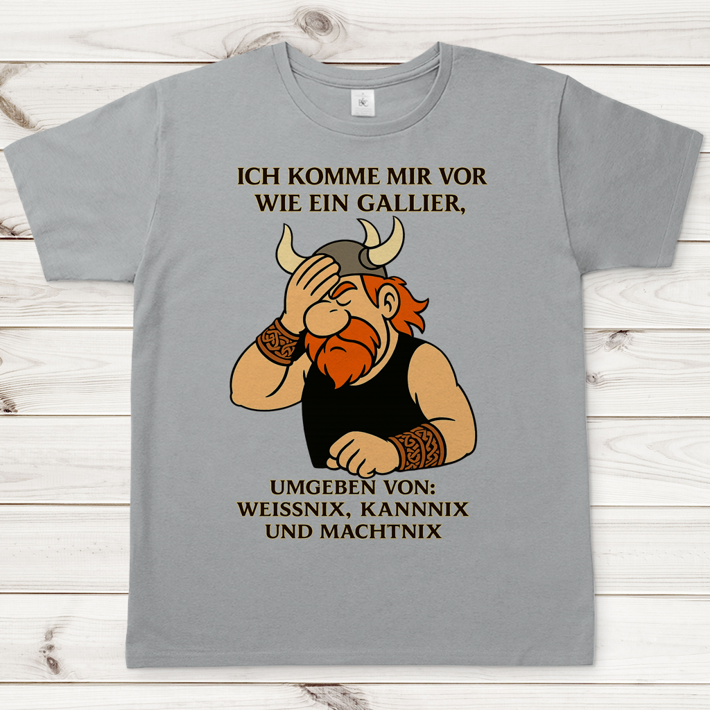 Herren T-Shirt Ich komme mir vor wie ein Gallier Comic
