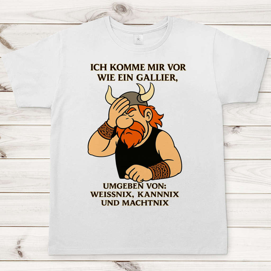 Herren T-Shirt Ich komme mir vor wie ein Gallier Comic