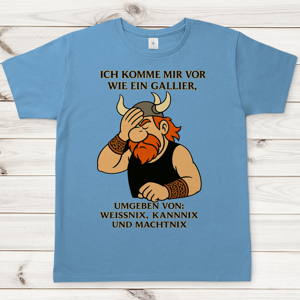 Herren T-Shirt Ich komme mir vor wie ein Gallier Comic