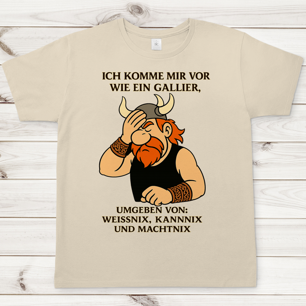 Herren T-Shirt Ich komme mir vor wie ein Gallier Comic