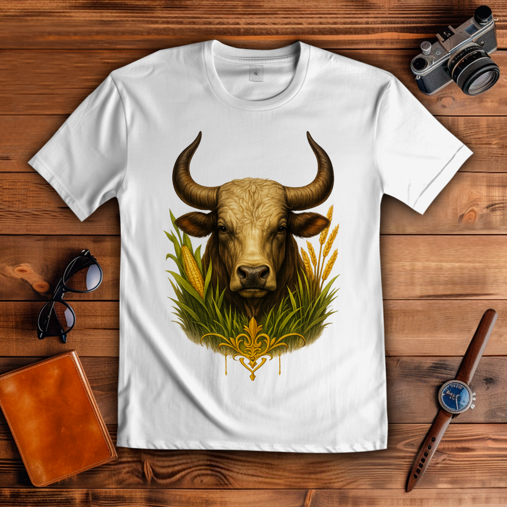 Herren T-Shirt Getreide Bulle
