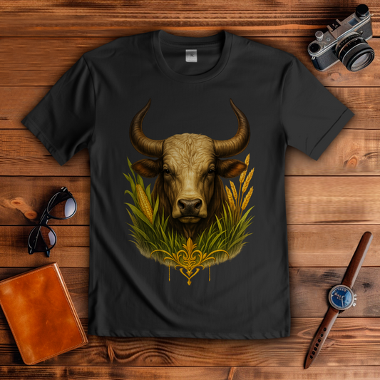 Herren T-Shirt Getreide Bulle