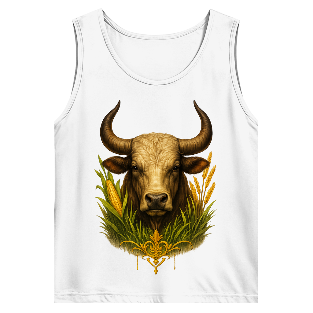 Herren Basic Tank Top Getreide Bulle