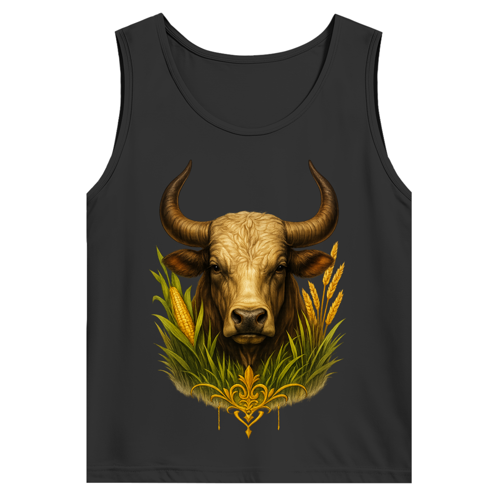 Herren Basic Tank Top Getreide Bulle