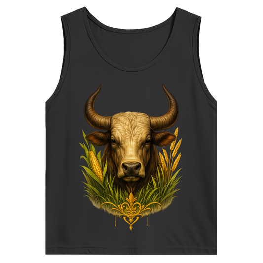 Herren Basic Tank Top Getreide Bulle