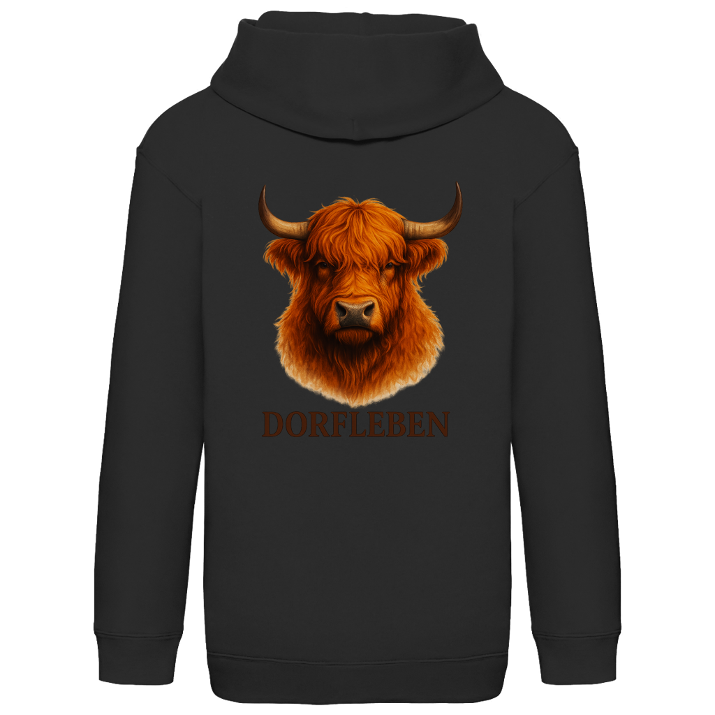 Kids Basic Hoodie Hochlandrind Dorfleben