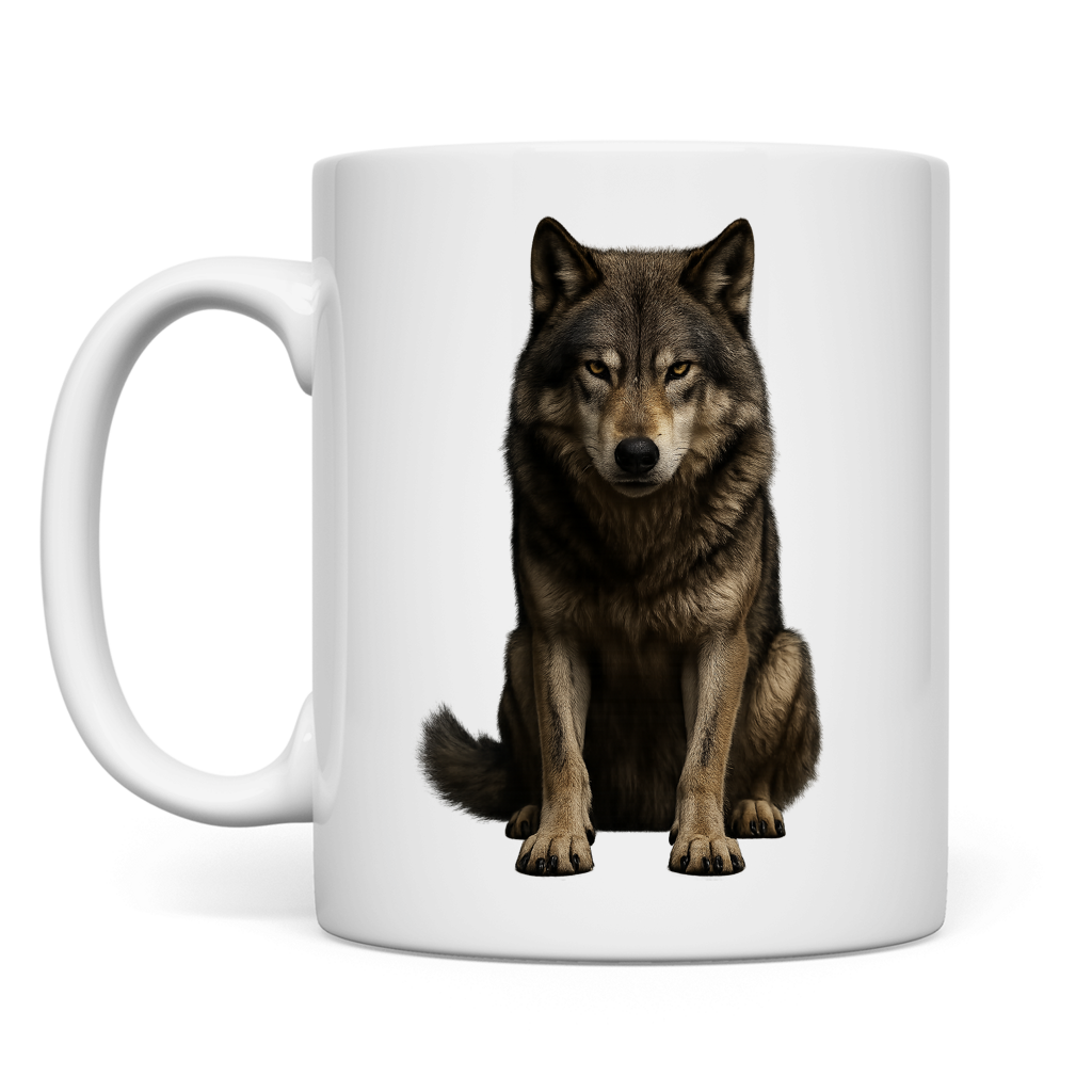 Tasse Wolf realistisch