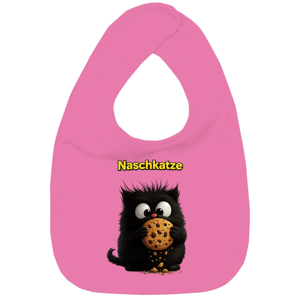 Kinder Bio Lätzchen Nachkatze schwarz