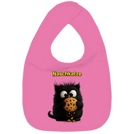 Kinder Bio Lätzchen Nachkatze schwarz