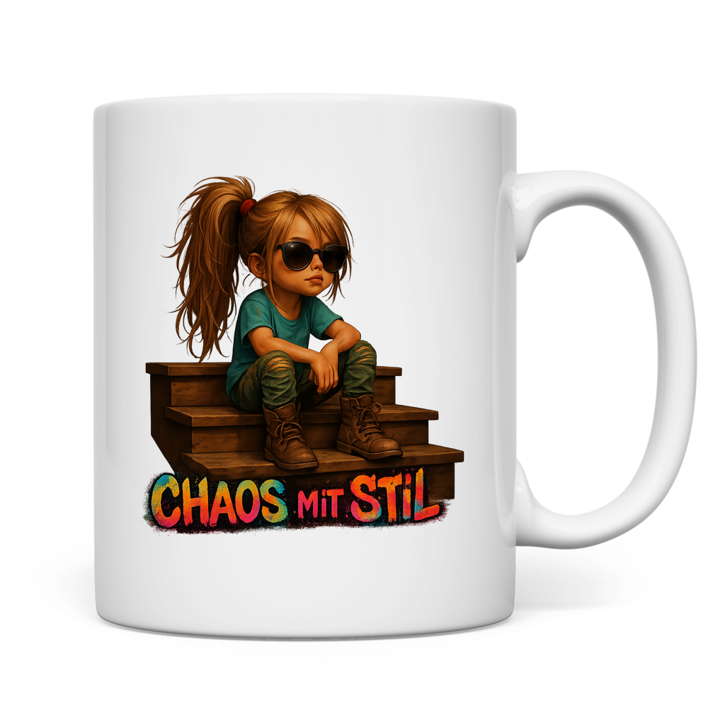 Tasse Chaos mit Stil Girl