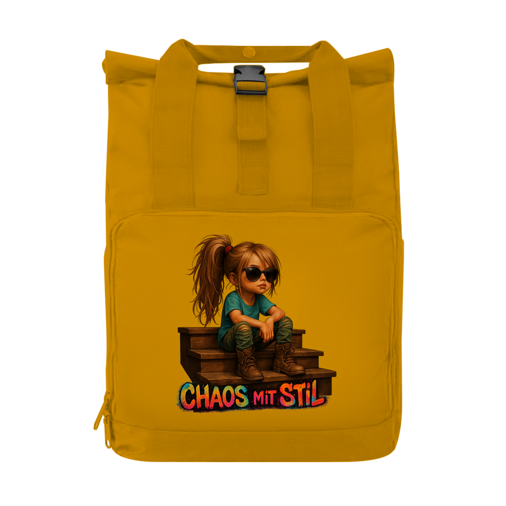 Rucksack mit Seitentasche Chaos mit Stil Girl