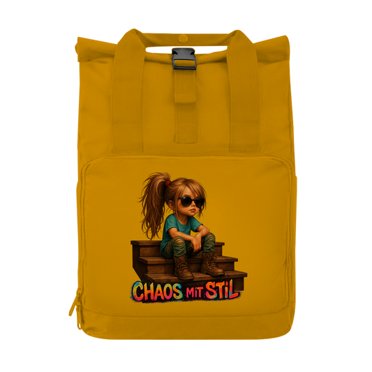 Rucksack mit Seitentasche Chaos mit Stil Girl