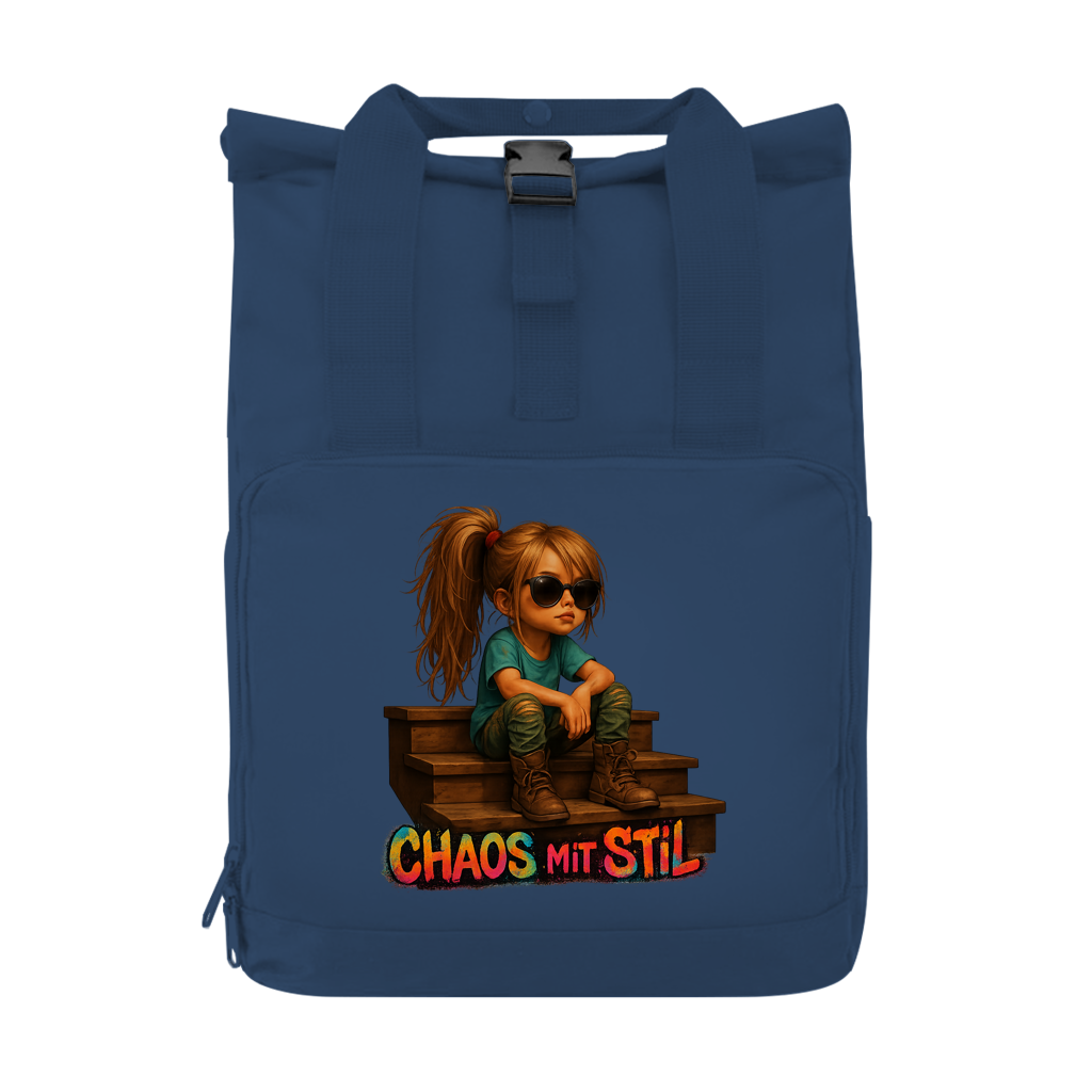 Rucksack mit Seitentasche Chaos mit Stil Girl