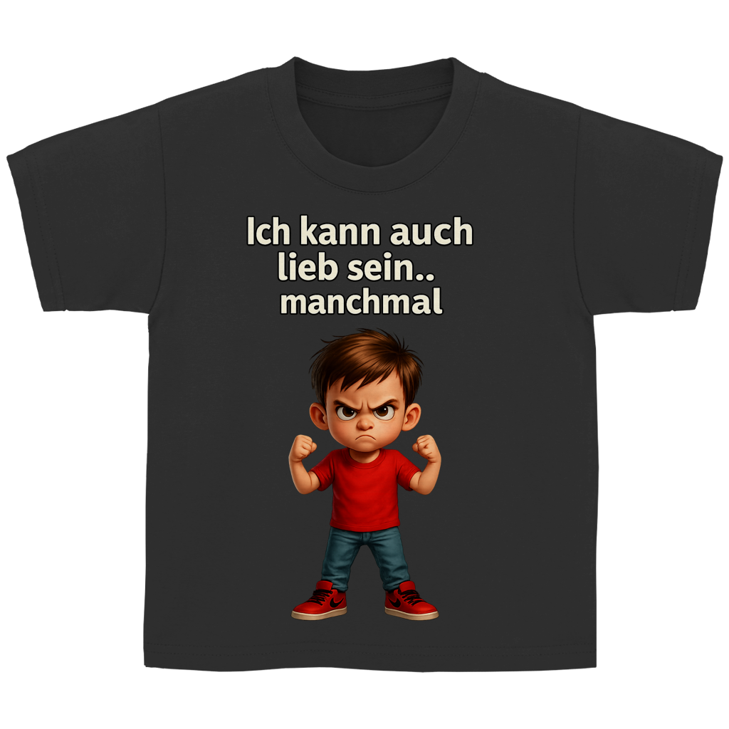 Kinder Basic T-Shirt Boy ich kann auch lieb sein